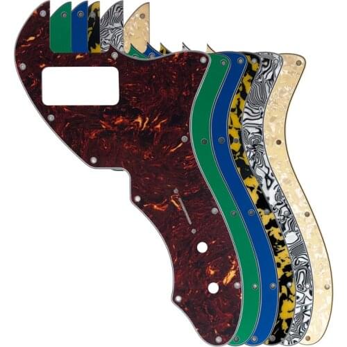Pleroo Guitar Parts For TV Jones 12 Hole Screws US Tele 69 Thinline Guitar Pickguard Scratch Plate