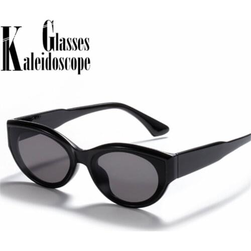 Retro Sunglasses Women Men Fashion Brand Design Small Cat Eye Sun Glasses Male Classic Travel Vintage Black White Eyewear UV400