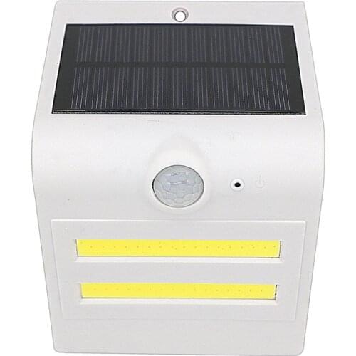 SZYOUMY V-Style Motion Sensor Waterproof Solar Wall Light Emergency Security Pathway Solar Light