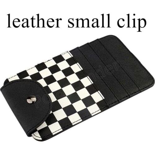 High quality Genuine Leather Business ID Cards Holders Black Coffee Solid Credit Card Holder Designer