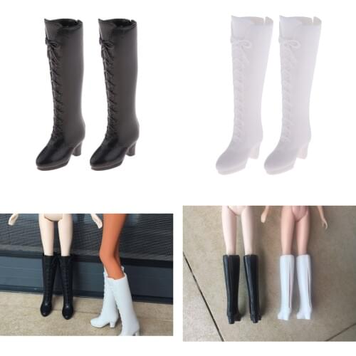 2 Pair 1:6 Scale Doll Boots Rainshoes Clothing For Blythe Accessories