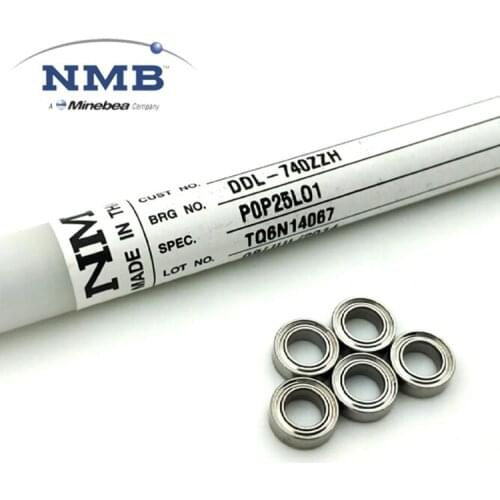20pcs/100pcs original NMB stainless steel bearing DDL-740ZZ 4x7x2.5mm SMR74ZZ miniature ball bearings 4*7*2.5