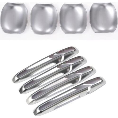 Car Exterior Door Handle Grab Bowl Cover Trim Styling Bezel For Land Rover Discovery 5 2017 ABS Mouldings Accessory