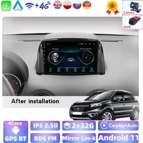 Android System 2.5D car Multimedia video Player For Renault Koleos 2008-2016 car Radio Stereo WIFI GPS Navigation DVD