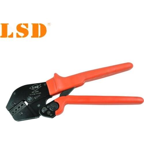 Energy-saving ratchet crimping hand tools AP-03A 0.1-2.5mm2 cable barrel terminals for crimping non insulated terminals pliers