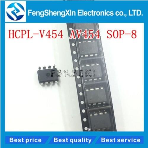 10pcs/lot AV454 HCPL-V454 HPV454 SOP-8 photoelectric coupler