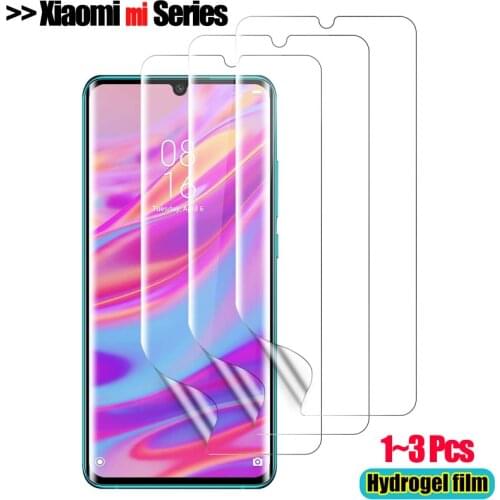 Hydrogel film for mi note 10lite soft glass protection note10 pro xiaomi 10pro screen protector mi10 hidrogel xaomi note 10 lite