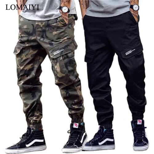LOMAIYI Men's Trousers With Pockets