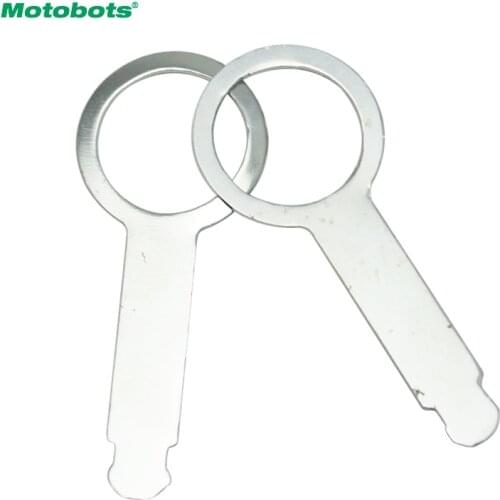 MOTOBOTS 1Pair Car CD DVD Stereo Radio Head Unit Removal Release Tool Keys Repair Tools Kit For Auto Audio #MX5758
