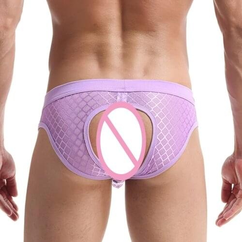 Gay Men Underwear Jockstrap PU Leather Mens Thongs G Strings Hoop Hollow Sexy Underwear Men String Mens Thong Underpant