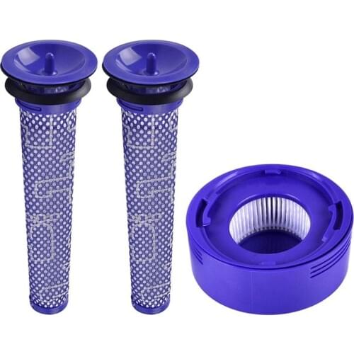 Pre and Post Motor Filter Replacement for Dyson V8 and V7 Cordless Vacuum Filter Bundle, Family Pack for your Dyson Vac