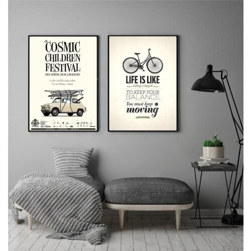 Wall Art Retro Vintage Poster Nordic City Paris Memory Wall Pictures for Living Room Canvas Print Home Decor