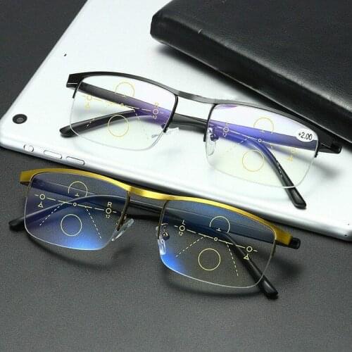 German Intelligent Color Progressive Auto Focus Reading Glasses See More Clearly Women Men LXH