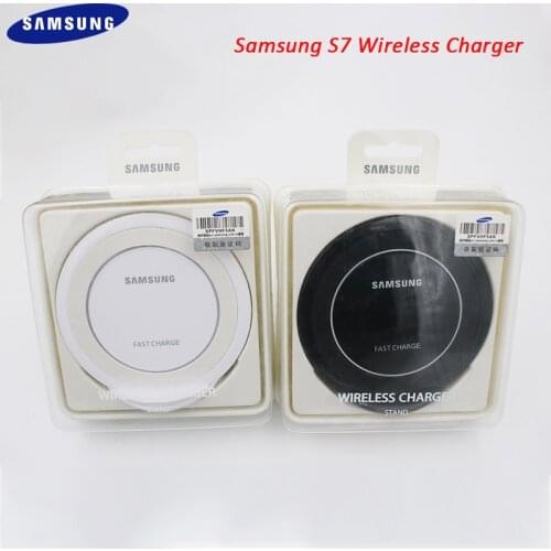 Original Samsung S7 Wireless Charger Fast Qi Standard Charge Pad For Galaxy S20 Ultra S10 S9 S8 Plus S7 Edge iPhone 11 X XS XR 8