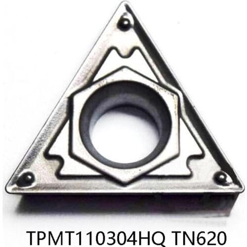 Original TPMT110304HQ TN620 Carbide Inserts for Steel TPMT110304 HQ TPMT 110304 Turning Tools Lathe Cutter