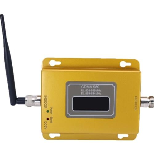 850 Mhz repeater 70dB CDMA 800mhz repetidor 850Mhz cell phone signal booster , GSM signal repeater amplifier + indoor antenna