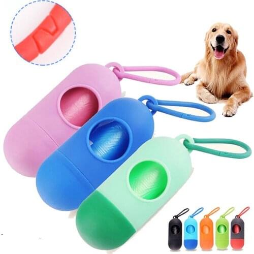 Practical Pet Dog Poop Bag Dispenser Cat Waste Garbage Holder Poop Bags Set Animal Garbage Collector Trash Clean Supplies
