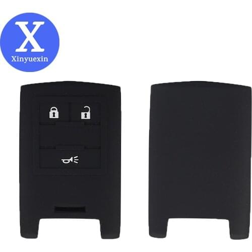 Xinyuexin silicone chevrolet Car Key Case Cover for sonic chevrolet Captiva 2014 Spark Onix Volt Aveo Smart Card Remote Key