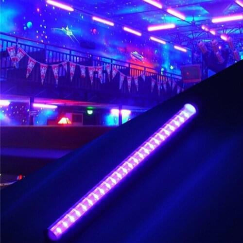 UV LED Black light bar 10w T8 Integrated Bulb UV Light Bar LED Strip Lights Party Club DJ Equipment with Built-in ON/Off Switch