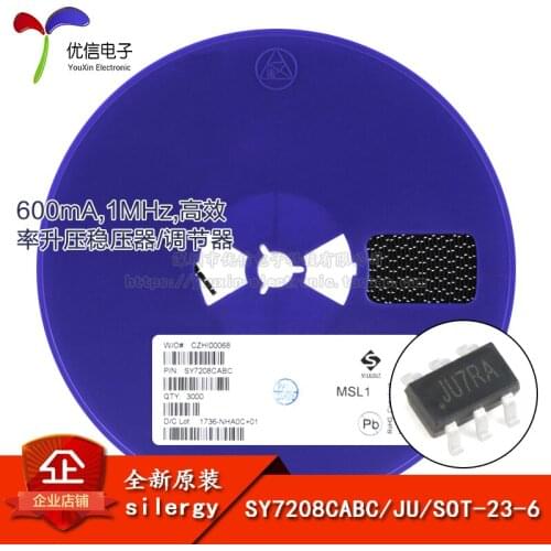 SY7208CABC genuine original screen JU SOT-23-6 boost regulator / controller