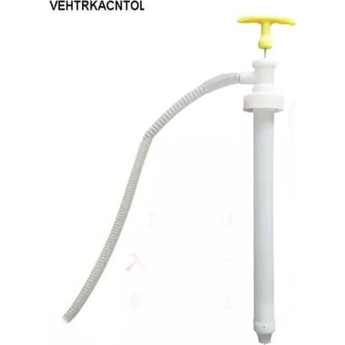 VEHTRKACNTOL Portable Manual Siphon Transfer Pump Sucker Hose for Gas Oil Water chemical detergent Liquid lubricant wine
