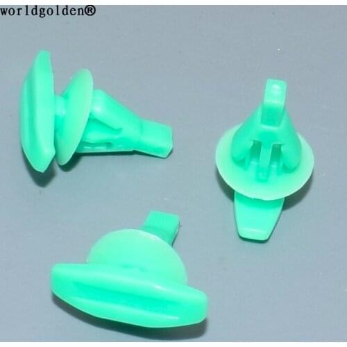 Worldgolden 100pcs plastic fasteners Door Window Weatherstrip Retainer for Honda 72311-S5S-003 72311S5S003,Nissan#80850-89961