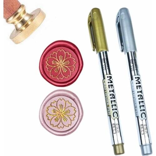 1Pcs Fire Paint Seal Special Pens Graffiti Wax Stamp Markers Pen Vintage Waxing Coloring Pens for sealing stamp for Dropshipping