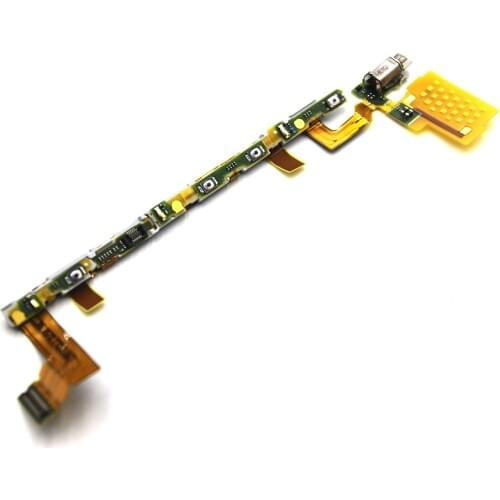 10pcs/lot New Power Button Switch On Off Flex Cable Ribbon Repair Parts For Sony Xperia Z5 E6653 E6633 E6603 E6683