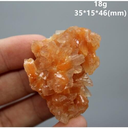 100% Natural Orange Apophyllite Crystal Mineral Specimen Ore Crystal Rock stones and crystals quartz free shipping