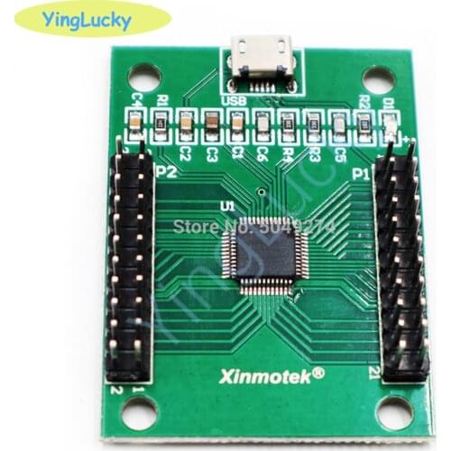 New Xin Mo Arcade 2 Players Arcade USB Driver Kit MAME PC Keyboard Encoder with Joystick Cables