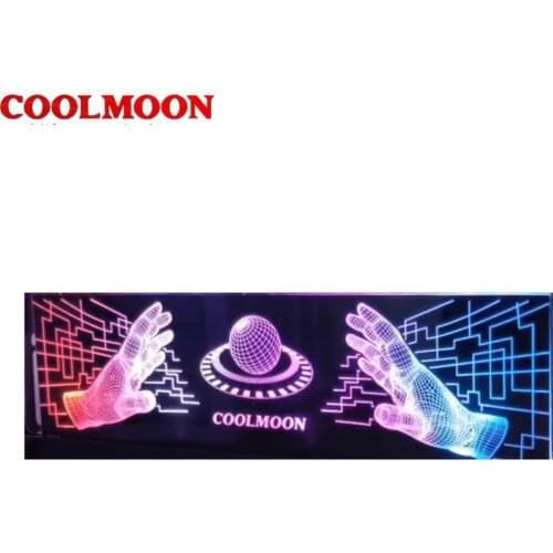 Coolyue RGB power supply compartment light-emitting side panel chassis color-changing LED power light-emitting light board