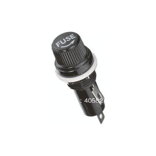 BLX-1 6x30mm Panel Mounting Fuse Holder Flat screw