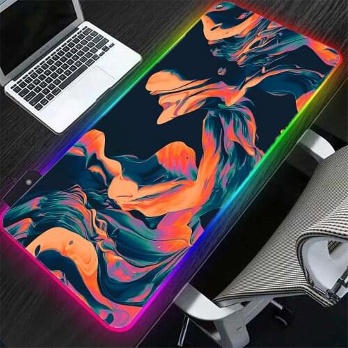 Large Mouse Pad Black Yellow Blue Notebook Keyboard Deskmat Mini Pc Gaming Accessories Mousepad Carpet One Piece of Dropshipping