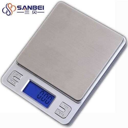 SANBEI 0.1g 3000g Digital Electronic Scale Weight Food Diet Postal Kitchen Scale jewelry scales weighing balance 30% off