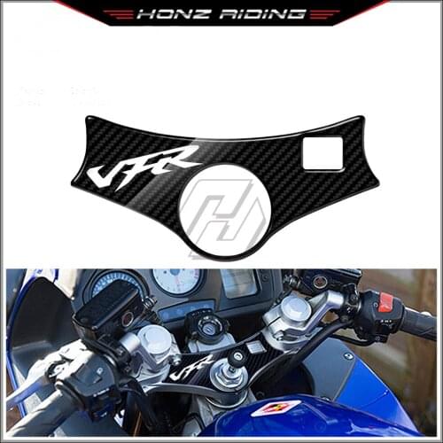 For Honda VFR800 Up To 2001 3D Carbon-look Upper Triple Yoke Defender