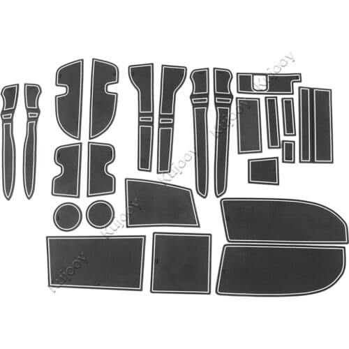 For Toyota 4Runner 2017+ Door Slot Mat Water Cup Holder Mat Pad Car Styling Accessories