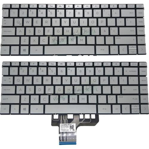Laptop keyboard for HP Pavilion 13-AN 13-an0000 13-an1000 13-an0065tu US English LA Latin SP layout black with white backlight