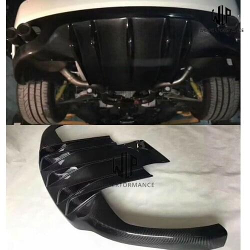 Car body kit High Quality Carbon Fiber Rear bumper Lip Diffuser For Maserati GT Gran Turismo 08-13