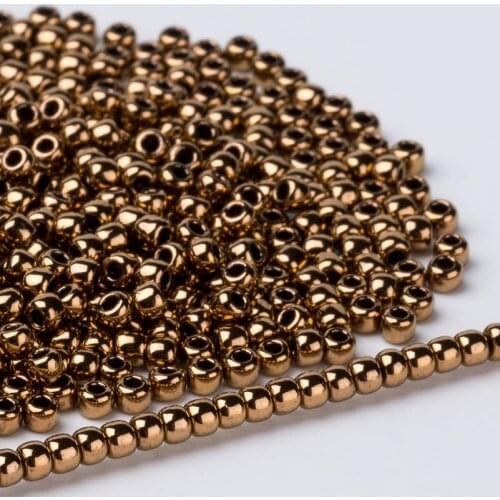 Taidian Round TOHO Seedbeads Japanese 11/0 2mm Metalli Color Glass Beads DIY Handmake Jewelry Bohemia 3grams or 20grams