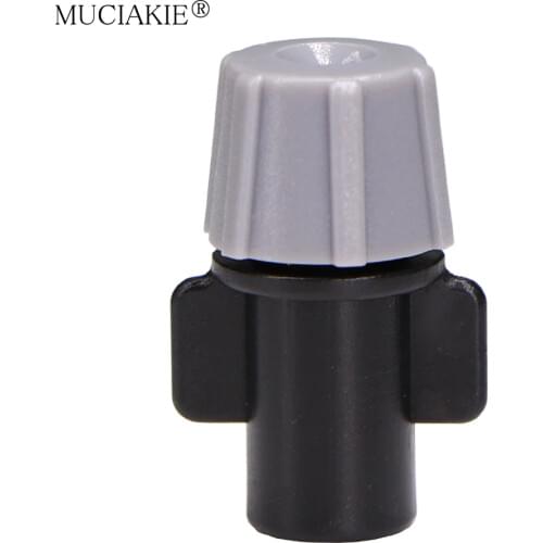MUCIAKIE 30PCS Gray Single Hole Micro Drip Sprayer Misting Nozzle Garden Spray Sprinkler Atomization Irrigation Cooling System