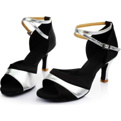 2018 New Womens Dance Shoes Adult Ballroom Tango Salsa Latin Dance Shoes More Colors Wholesale