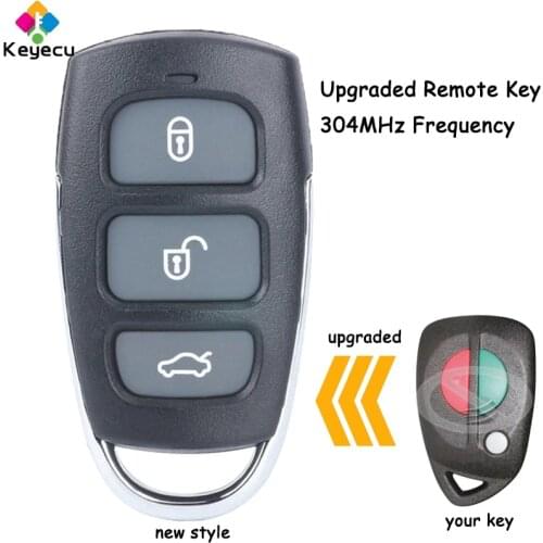 KEYECU Upgraded Keyless Entry Remote Control Car Key With 3 Button 304MHz - FOB for Mitsubishi Magna Verada 1999 2000 2001-2003