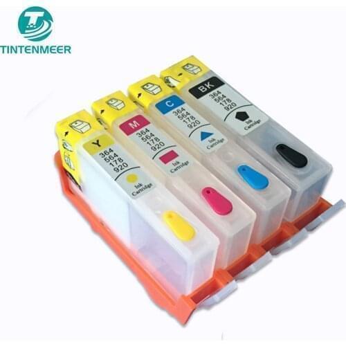 TINTENMEER Refillable Cartridge with Auto Reset Chip 655 655xl for hp hp655 DeskJet Ink Advantage 3520 4625 6000 3525 5000 6500