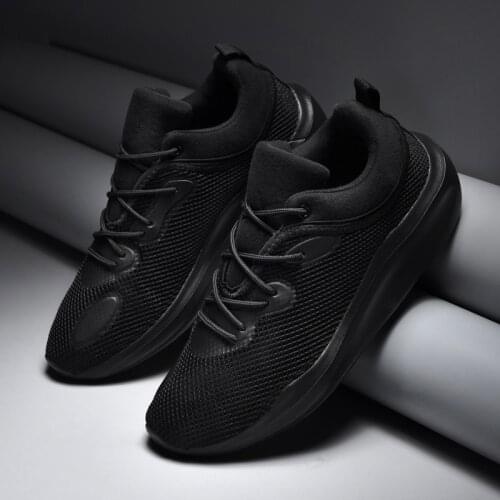 Spring Casual Sneakers sapatos casuales hombre solid on trainers zapatos for sale Mens fashion 2020 casual knitting leather men