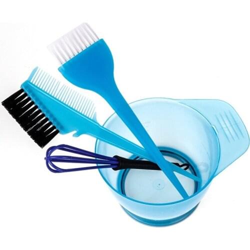 1 Set Hair Dye Color Mixer Hairstyle Hairdressing Styling Accessorie Brush Bowl Set With Ear Caps Dye