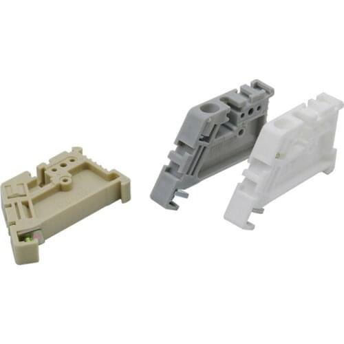 10/20pcs EW-35mm Universal Terminal Blocks Ending/end Stopper DIN Rail End Screw Clamp Barrier