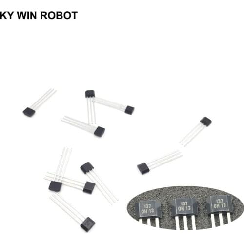 10pcs OH137 Hall Effect Sensor for Highly Sensitive Instruments TO-92S In-kind Shooting new
