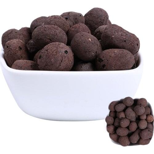 100g/Pack Ceramic Hydroponic Soil Negative Ion Pottery Carbon Ball Nutrient Organic Expanded Clay PebblesL Pant Grow Media