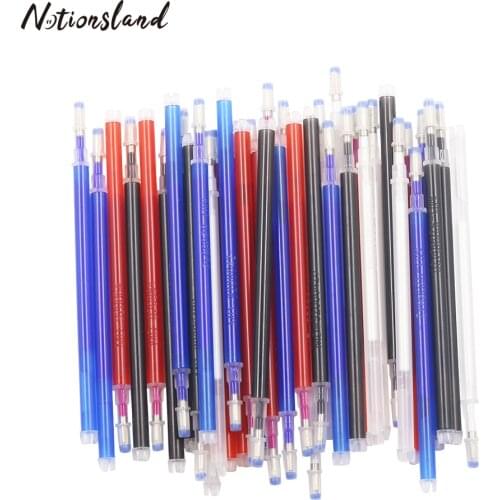 20pcs Heat Erasable Pen Refill Temperature Disappearing Fabric Marker Pens for Clothing Leather Sewing Tool Accessories