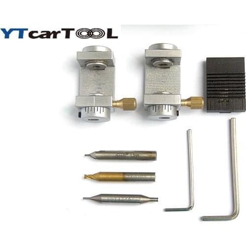 2017 Car Key Clamp Set Replacement for Ford Jaguar/Mondeo/Transit Auto Locksmith Tools Fixture Part Tool for Key Copy Machine